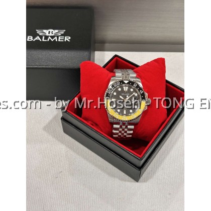 Balmer Sport Diver GMT 41mm Jubilee Bracelet B8133G SS-42