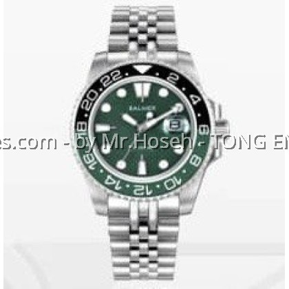 Balmer Sport Diver GMT 41mm Jubilee Bracelet B8133G SS-46