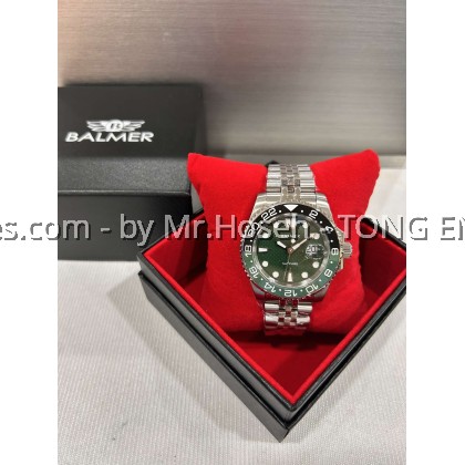 Balmer Sport Diver GMT 41mm Jubilee Bracelet B8133G SS-46