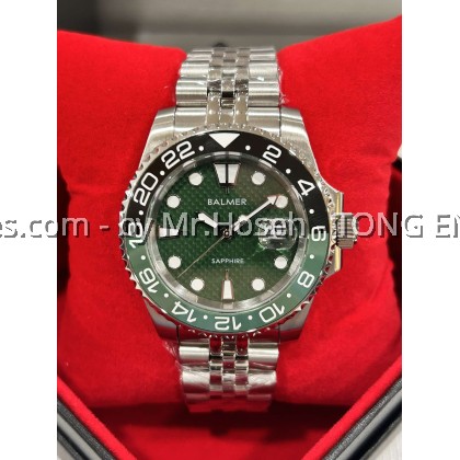 Balmer Sport Diver GMT 41mm Jubilee Bracelet B8133G SS-46