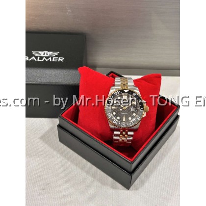 Balmer Sport Diver GMT 41mm Jubilee Bracelet B8133G SS-59