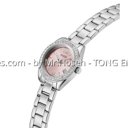 GUESS Ladies Silver Tone Analog Watch 30mm GW0841L4