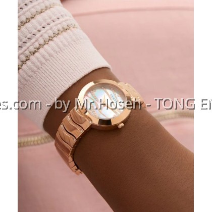GUESS Ladies Rose Gold Tone Analog Watch 30mm GW0871L3