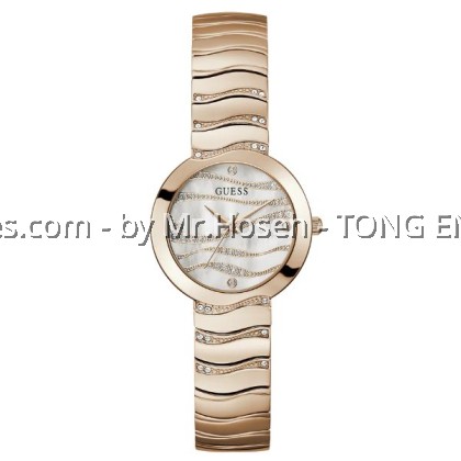 GUESS Ladies Rose Gold Tone Analog Watch 30mm GW0871L3