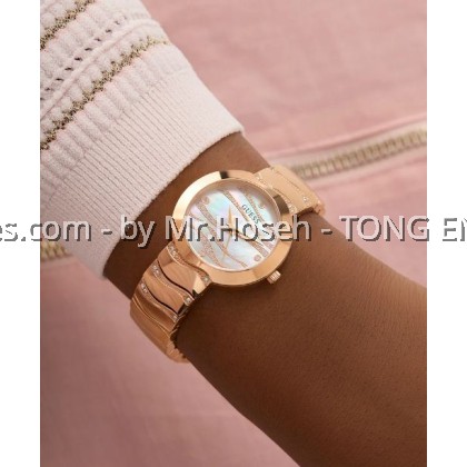 GUESS Ladies Rose Gold Tone Analog Watch 30mm GW0871L3