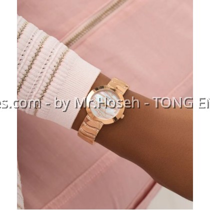 GUESS Ladies Rose Gold Tone Analog Watch 30mm GW0871L3