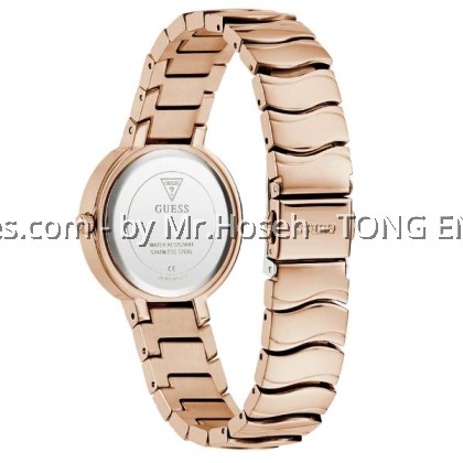 GUESS Ladies Rose Gold Tone Analog Watch 30mm GW0871L3