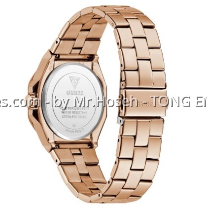 Guess Empress Rose Gold-Tone Round Analog Watch 34mm GW0873L3