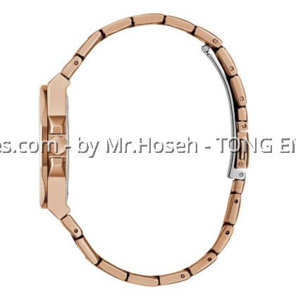 Guess Empress Rose Gold-Tone Round Analog Watch 34mm GW0873L3
