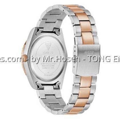 GUESS Connoisseur Two-Tone Day-Date Analog Men's Watch 42mm GW0265G13