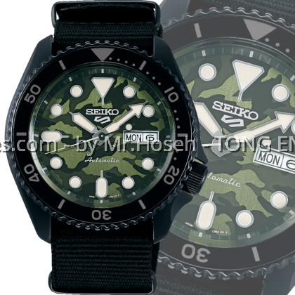 Seiko 5 Sport Superman Street Sense Style Camouflage SRPJ37K1 Seiko 5 Sport Superman Street Sense Style Camouflage SRPJ37K1