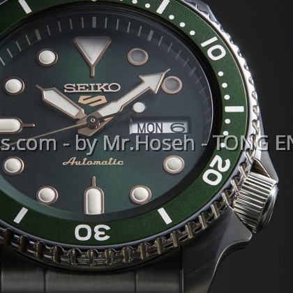 SEIKO 5 SPORT SUPERMAN 5KX JADE GREEN GOLD GILT AUTOMATIC SRPD63K1 SEIKO 5 SPORT SUPERMAN 5KX JADE GREEN GOLD GILT AUTOMATIC SRPD63K1