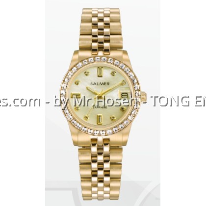 Balmer Grace Crystal Bezel 32mm Lady Watch 8191L GP-2