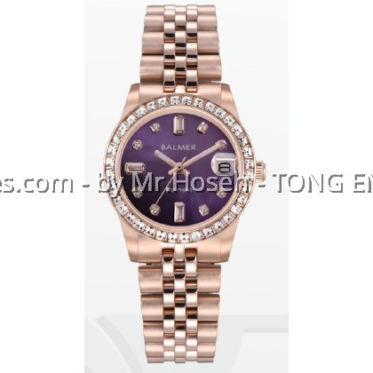 Balmer Grace Crystal Bezel 32mm Lady Watch 8191L RG-7