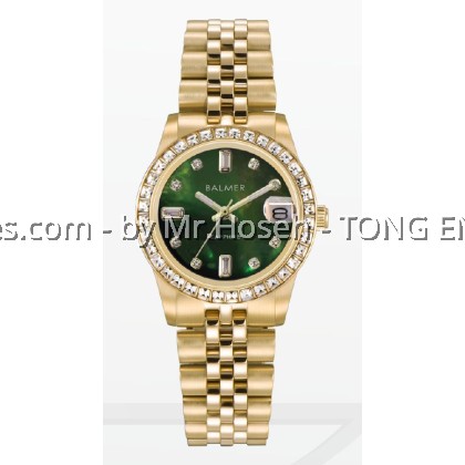 Balmer Grace Crystal Bezel 32mm Lady Watch 8191L GP-6