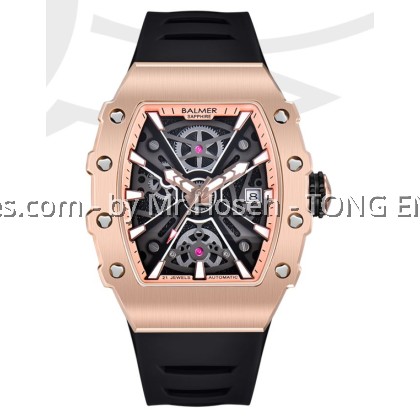 Balmer Tonneau XL Mechanical Dial Automatic Gents Watch 8836G RG-4