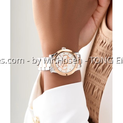 GUESS Ladies 2-Tone Analog 36mm Watch GW0861L5