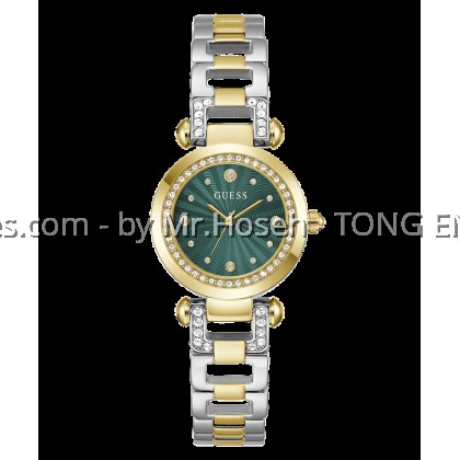 GUESS Ginger Ladies 2-Tone Gold Tone Analog 30mm Watch GW0869L1