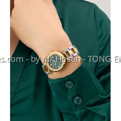 GUESS Ginger Ladies 2-Tone Gold Tone Analog 30mm Watch GW0869L1