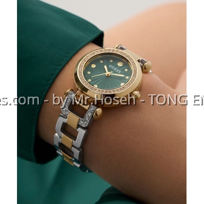 GUESS Ginger Ladies 2-Tone Gold Tone Analog 30mm Watch GW0869L1