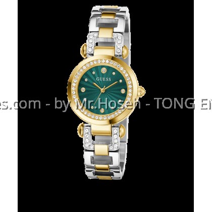 GUESS Ginger Ladies 2-Tone Gold Tone Analog 30mm Watch GW0869L1