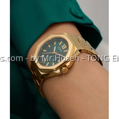 GUESS Ladies Gold Tone Analog 34mm Watch GW0873L2 GUESS Ladies Gold Tone Analog 34mm Watch GW0873L2