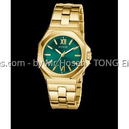 GUESS Ladies Gold Tone Analog 34mm Watch GW0873L2 GUESS Ladies Gold Tone Analog 34mm Watch GW0873L2