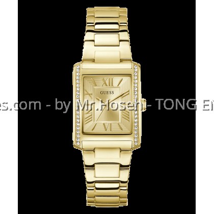 GUESS Tank Ladies Gold Tone Analog 27mm Watch GW0874L4 GUESS Tank Ladies Gold Tone Analog 27mm Watch GW0874L4