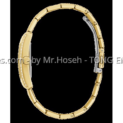 GUESS Tank Ladies Gold Tone Analog 27mm Watch GW0874L4 GUESS Tank Ladies Gold Tone Analog 27mm Watch GW0874L4