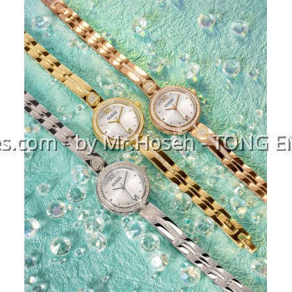 GUESS Ladies Gold Tone Analog 27mm Watch GW0655L2 GUESS Ladies Gold Tone Analog 27mm Watch GW0655L2
