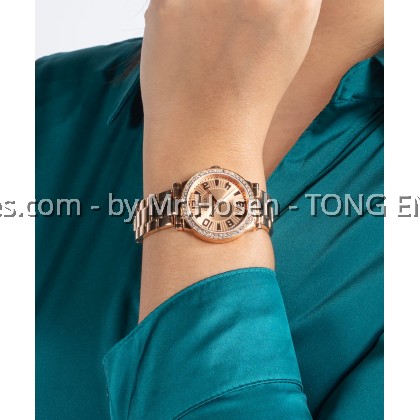 GUESS Ladies Rose Gold Tone Analog 32mm Watch GW0686L3 GUESS Ladies Rose Gold Tone Analog 32mm Watch GW0686L3