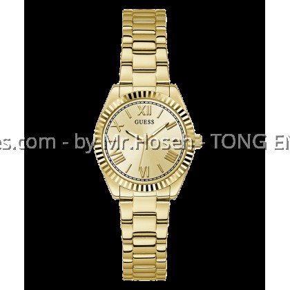 GUESS Mini Luna Ladies Gold Tone Analog 30mm Watch GW0687L2 GUESS Mini Luna Ladies Gold Tone Analog 30mm Watch GW0687L2