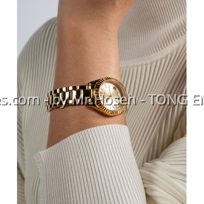 GUESS Mini Luna Ladies Gold Tone Analog 30mm Watch GW0687L2 GUESS Mini Luna Ladies Gold Tone Analog 30mm Watch GW0687L2