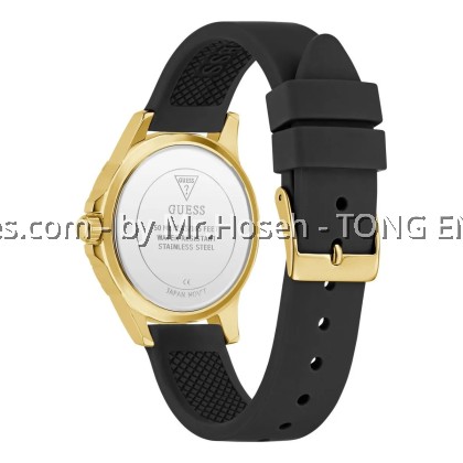 GUESS Ladies Green Gold Tone Analog 35mm Watch GW0949L2 GUESS Ladies Green Gold Tone Analog 35mm Watch GW0949L2
