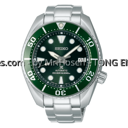 SEIKO PROSPEX DIVER SAPPHIRE 6R35 GREEN SUMO SPB103J1