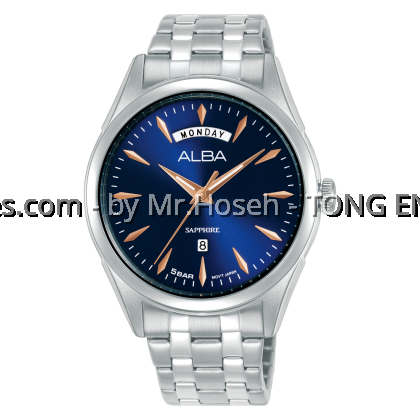 Alba Prestige Day-Date Sapphire Quartz Watch A6B005X1 Alba Prestige Day-Date Sapphire Quartz Watch A6B005X1