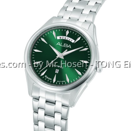 Alba Prestige Day-Date Sapphire Quartz Watch A6B007X1
