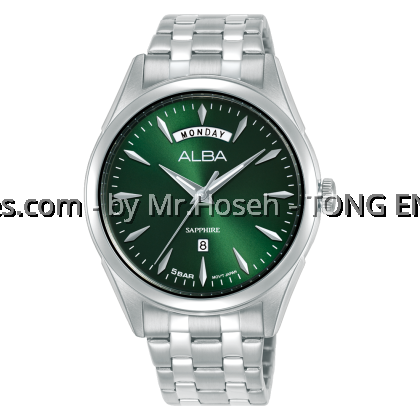 Alba Prestige Day-Date Sapphire Quartz Watch A6B007X1