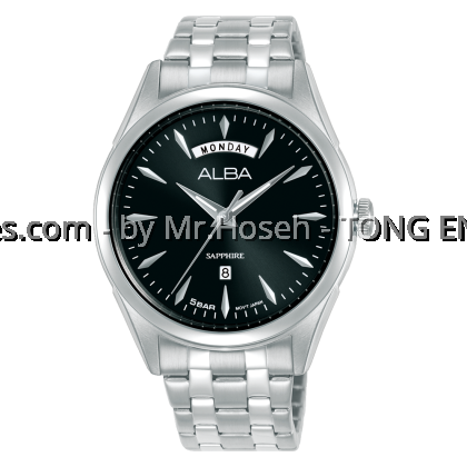 Alba Prestige Day-Date Sapphire Quartz Watch A6B009X1 Alba Prestige Day-Date Sapphire Quartz Watch A6B009X1