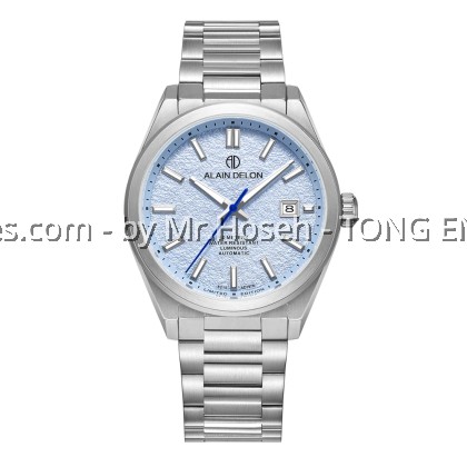 Alain Delon Men Automatic Ice Blue Dial Limited Edition AD1978-1302ALE Alain Delon Men Automatic Ice Blue Dial Limited Edition AD1978-1302ALE