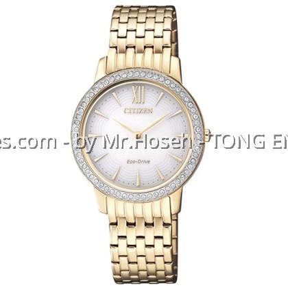 CITIZEN ECO-DRIVE SWAROVSKI CRYSTALS LADIES EX1483-84A